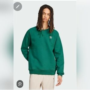 Adidas Men's Classic Green Crewneck Sweater Sz S